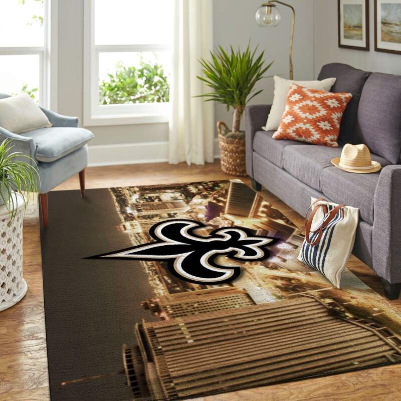 Amazon New Orleans Saints Living Room Area Rug