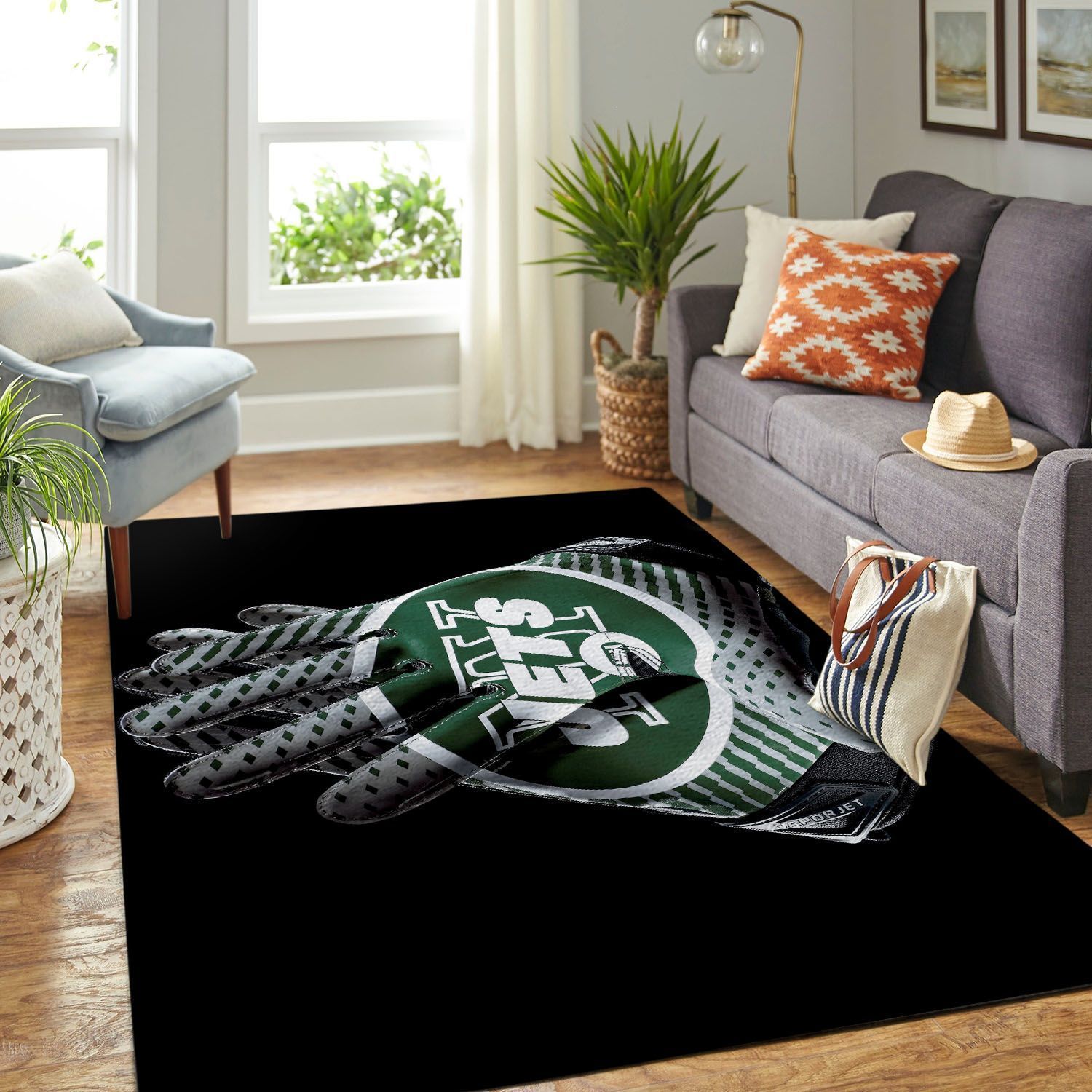 Amazon New York Jets Living Room Area Rug