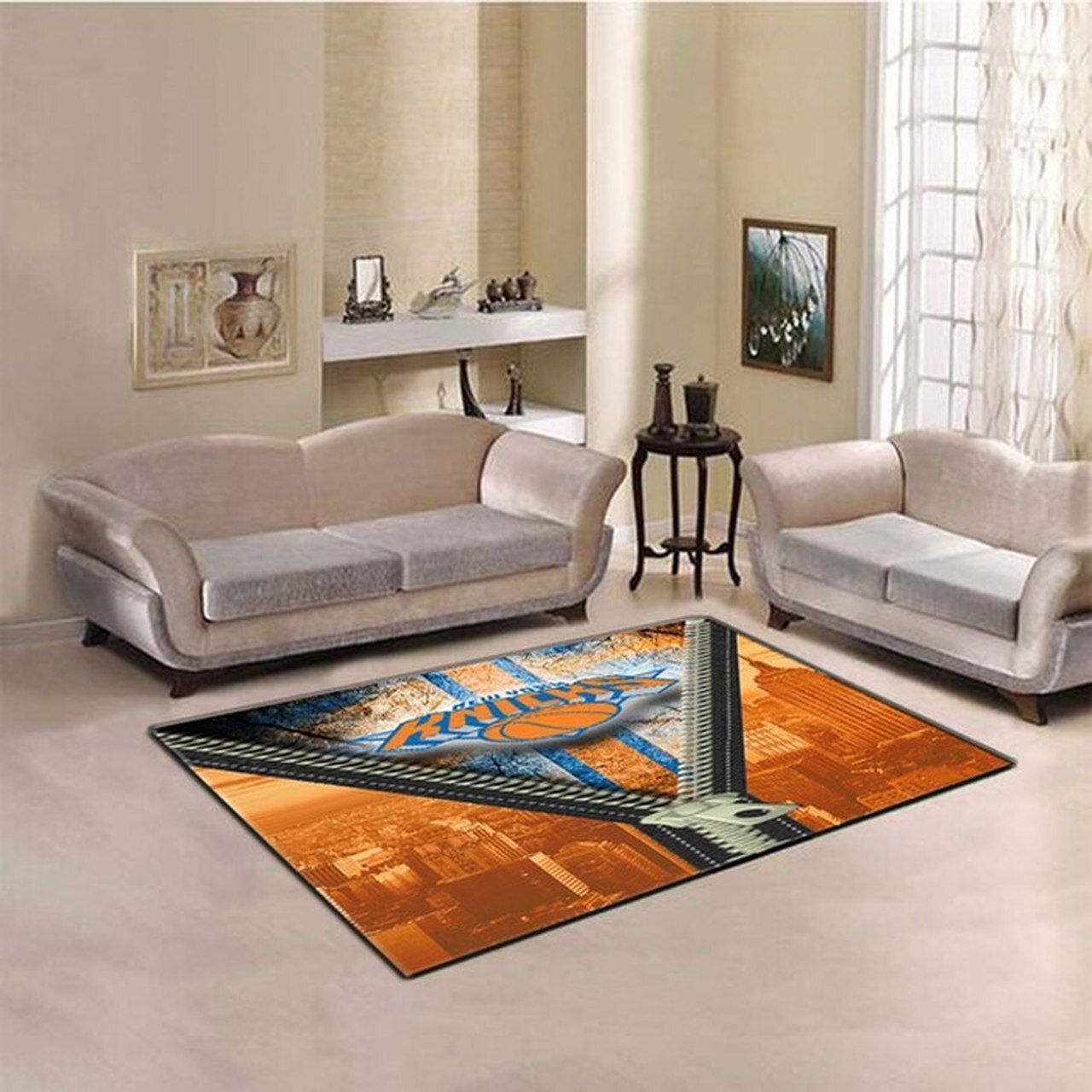 Amazon New York Knicks Living Room Area Rug