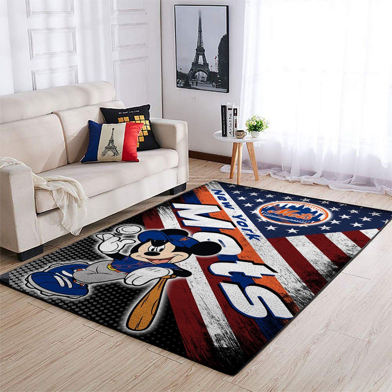 Amazon New York Mets Living Room Area Rug