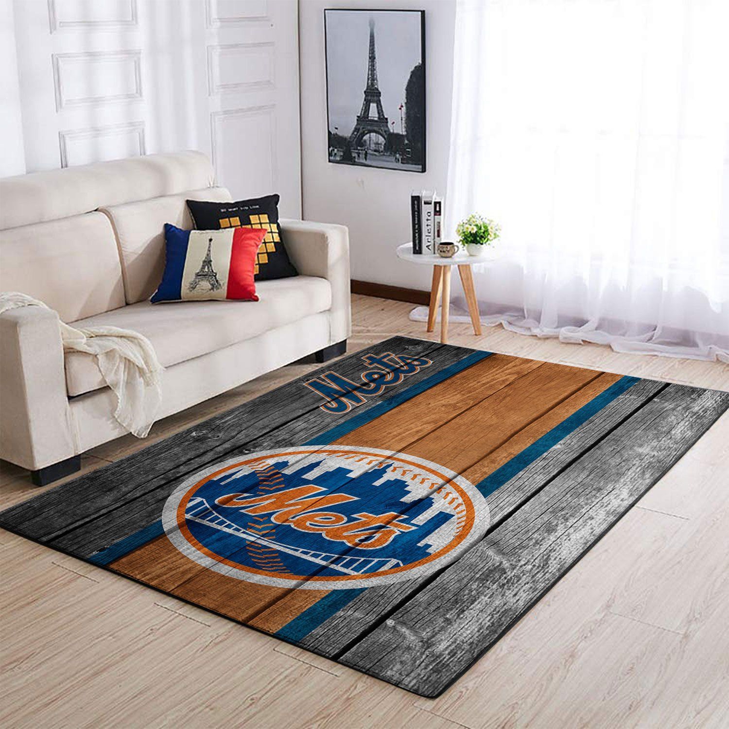 Amazon New York Mets Living Room Area Rug