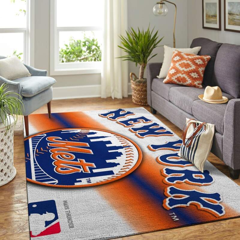 Amazon New York Mets Living Room Area Rug