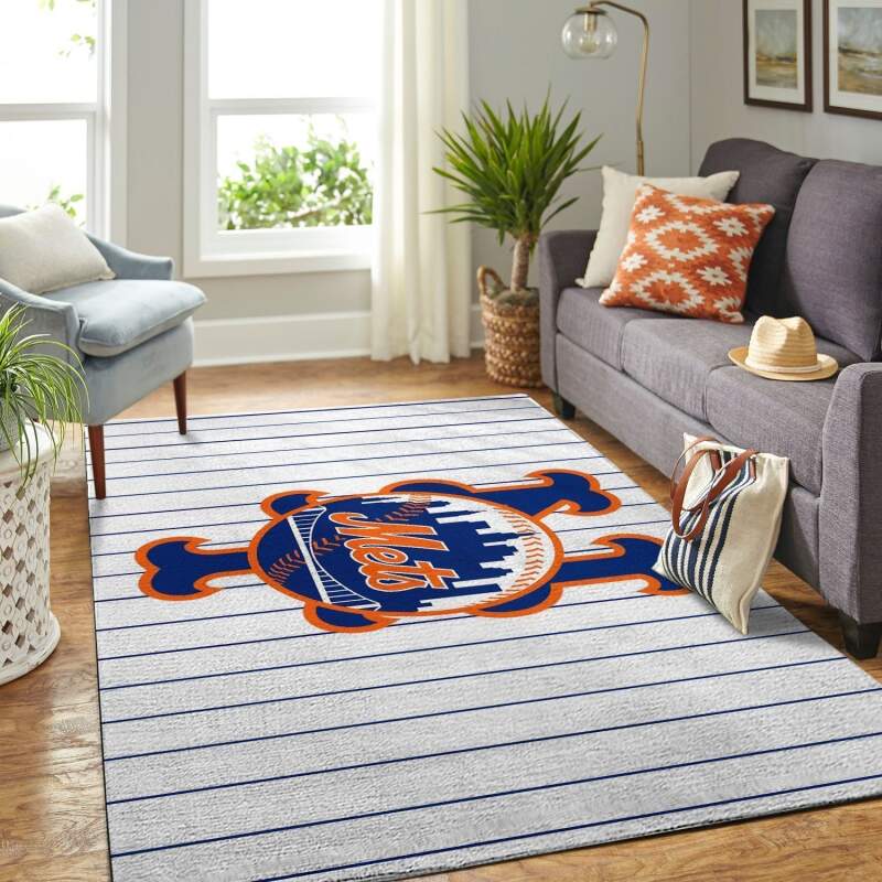Amazon New York Mets Living Room Area Rug