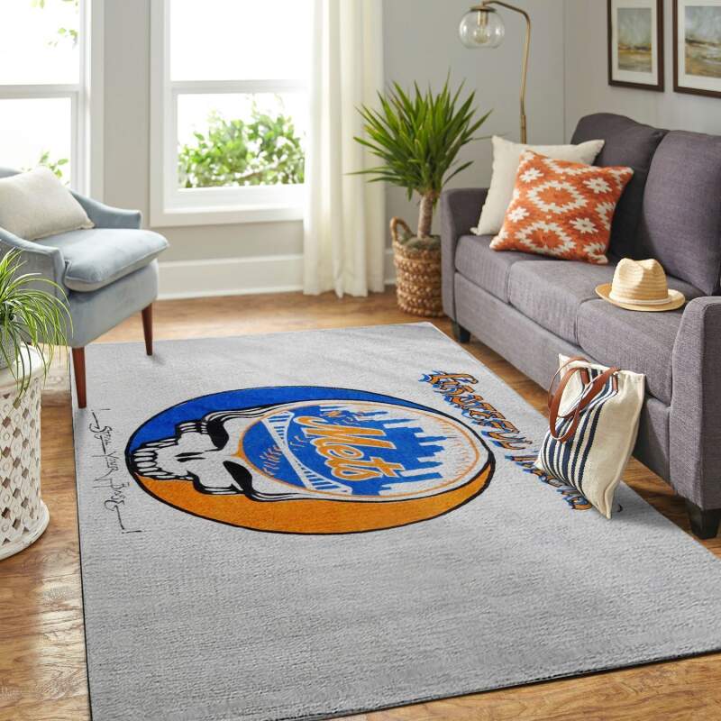 Amazon New York Mets Living Room Area Rug