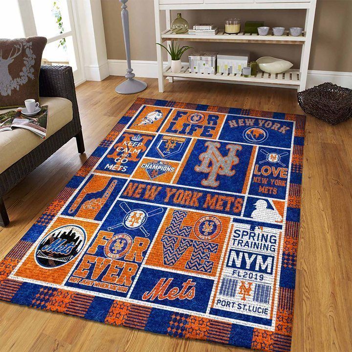 Amazon New York Mets Living Room Area Rug