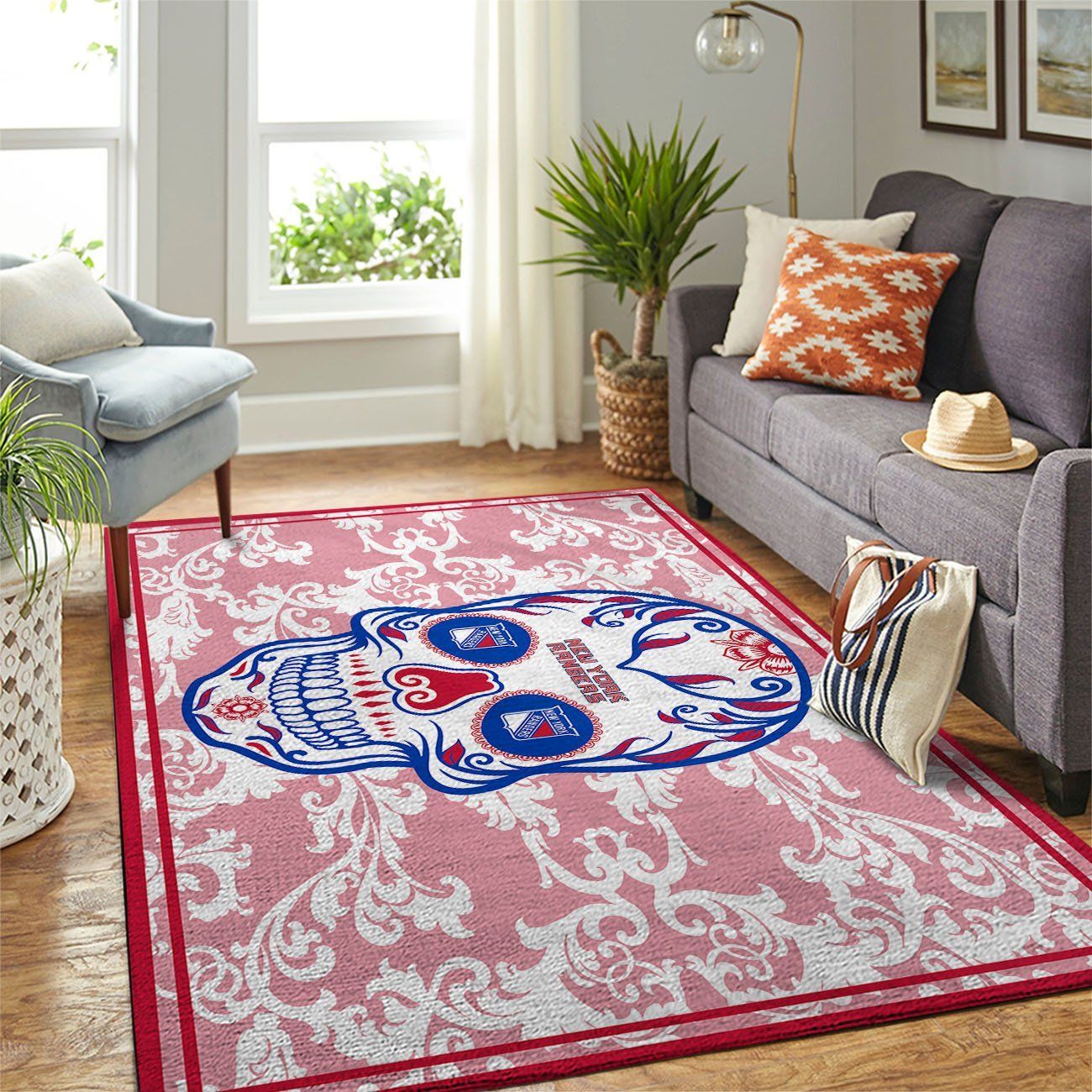Amazon New York Rangers Living Room Area Rug