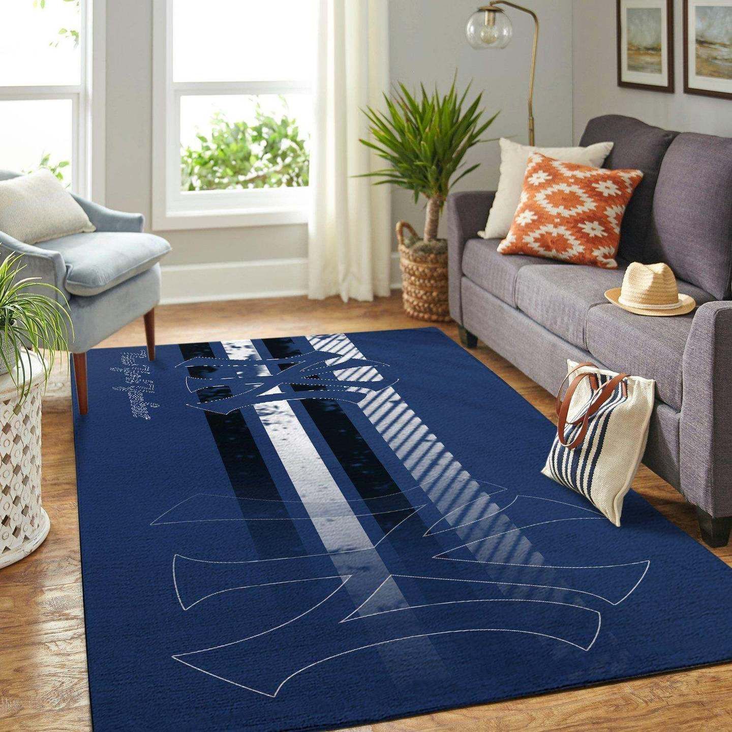 Amazon New York Yankees Living Room Area Rug