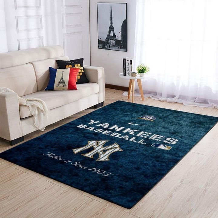 Amazon New York Yankees Living Room Area Rug