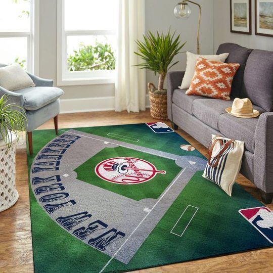 Amazon New York Yankees Living Room Area Rug