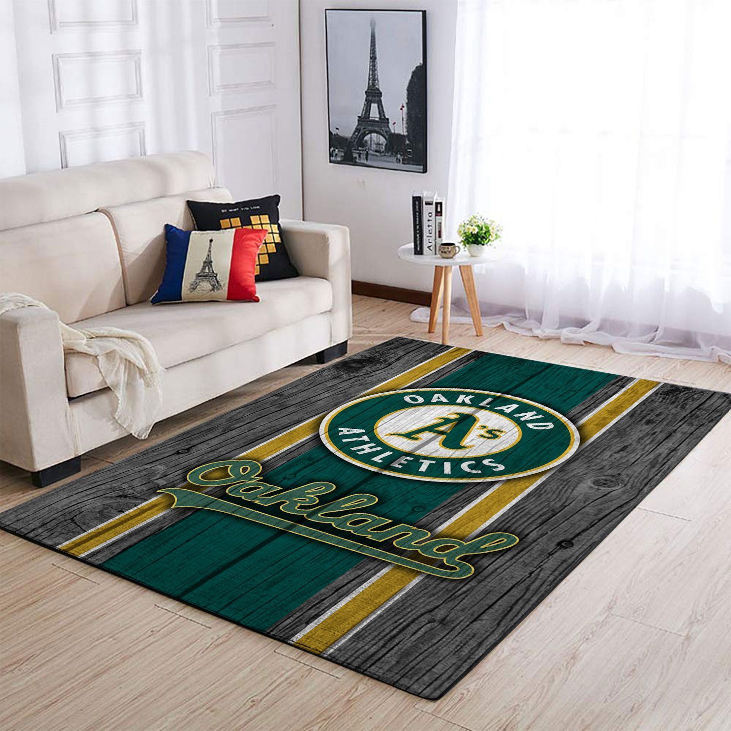 Amazon Oakland Athletics Living Room Area Rug