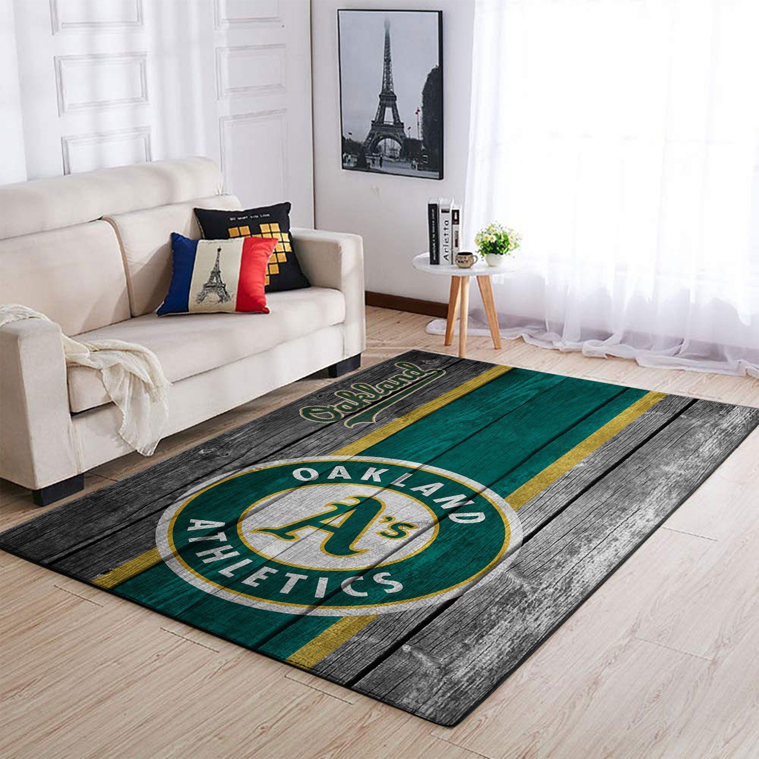 Amazon Oakland Athletics Living Room Area Rug