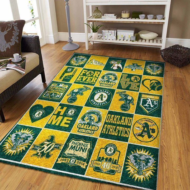 Amazon Oakland Athletics Living Room Area Rug