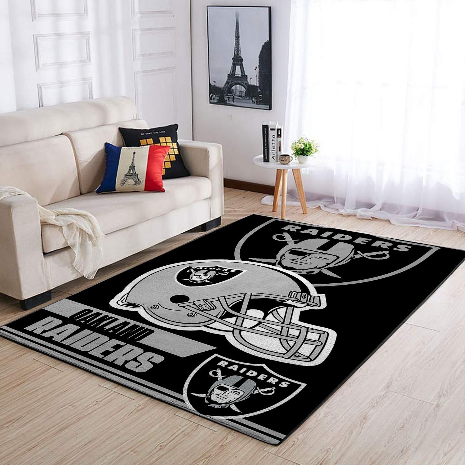 Amazon Oakland Raiders Living Room Area Rug