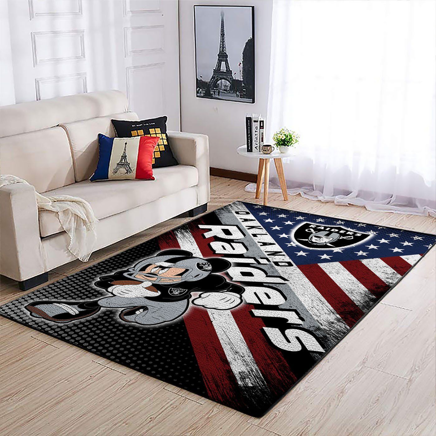 Amazon Oakland Raiders Living Room Area Rug