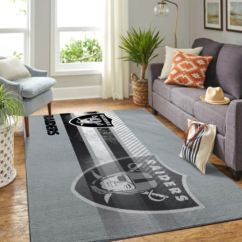 Amazon Oakland Raiders Living Room Area Rug