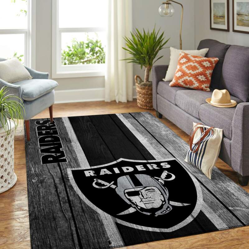 Amazon Oakland Raiders Living Room Area Rug