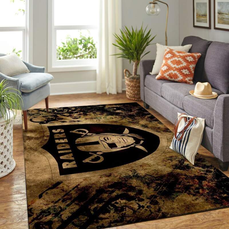 Amazon Oakland Raiders Living Room Area Rug