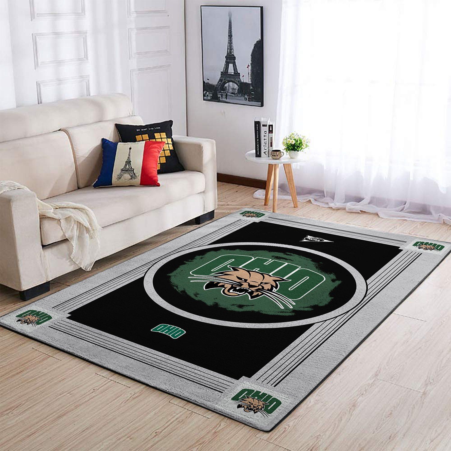 Amazon Ohio Bobcats Living Room Area Rug