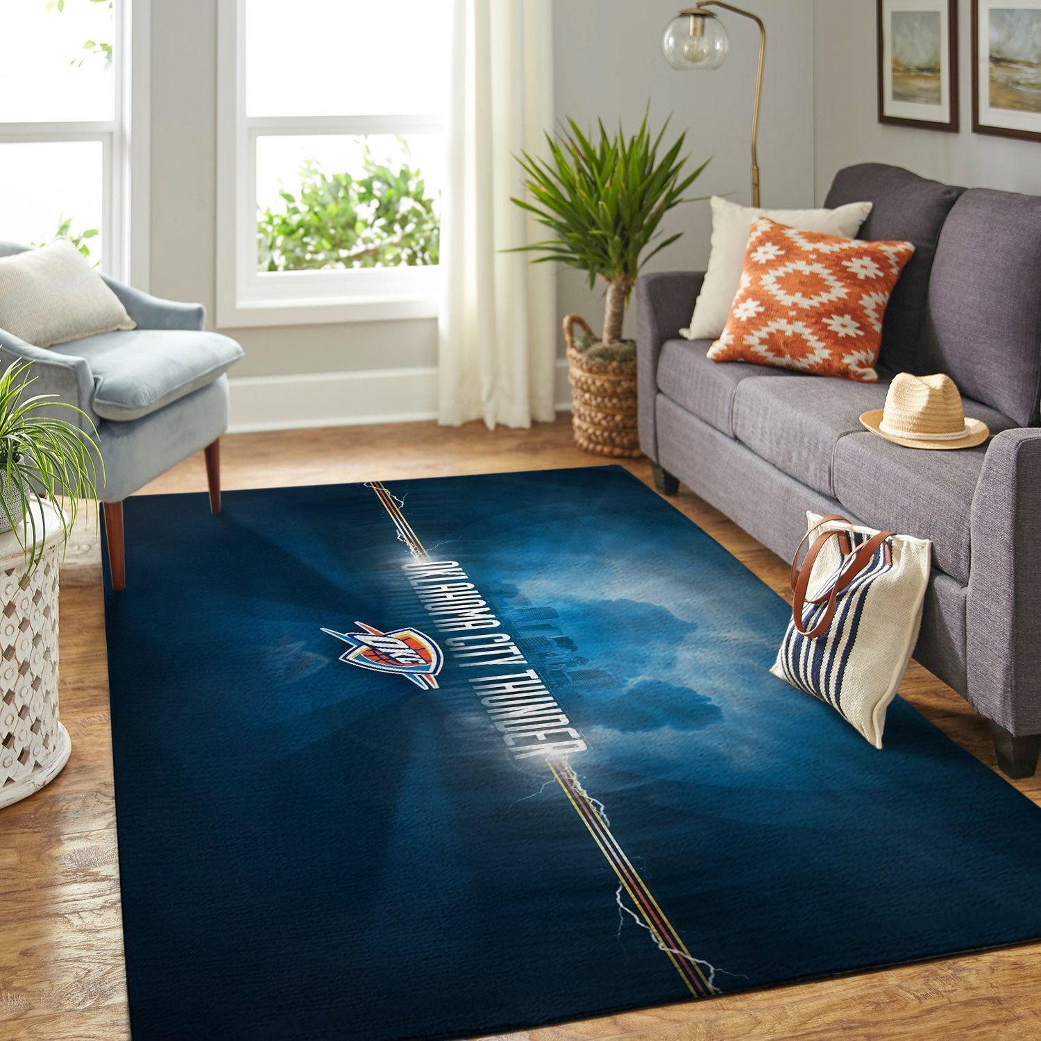 Amazon Oklahoma City Thunder Living Room Area Rug