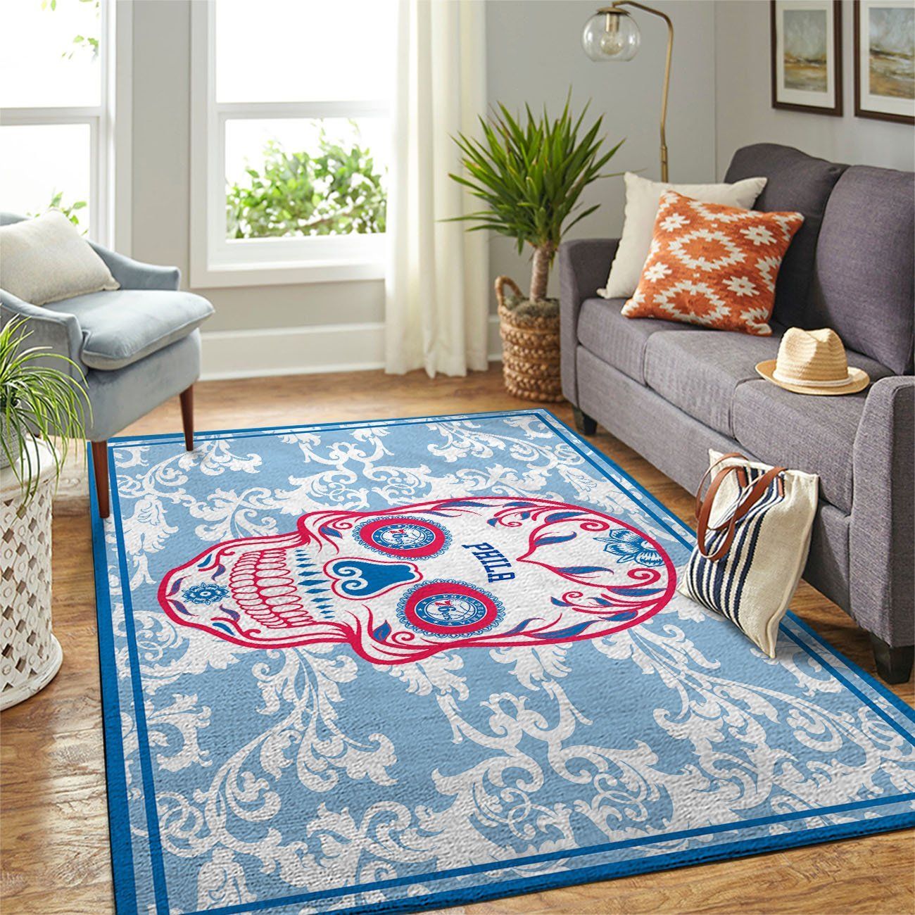 Amazon Philadelphia 76ers Living Room Area Rug