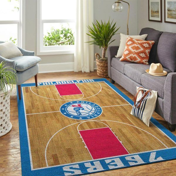 Amazon Philadelphia 76ers Living Room Area Rug
