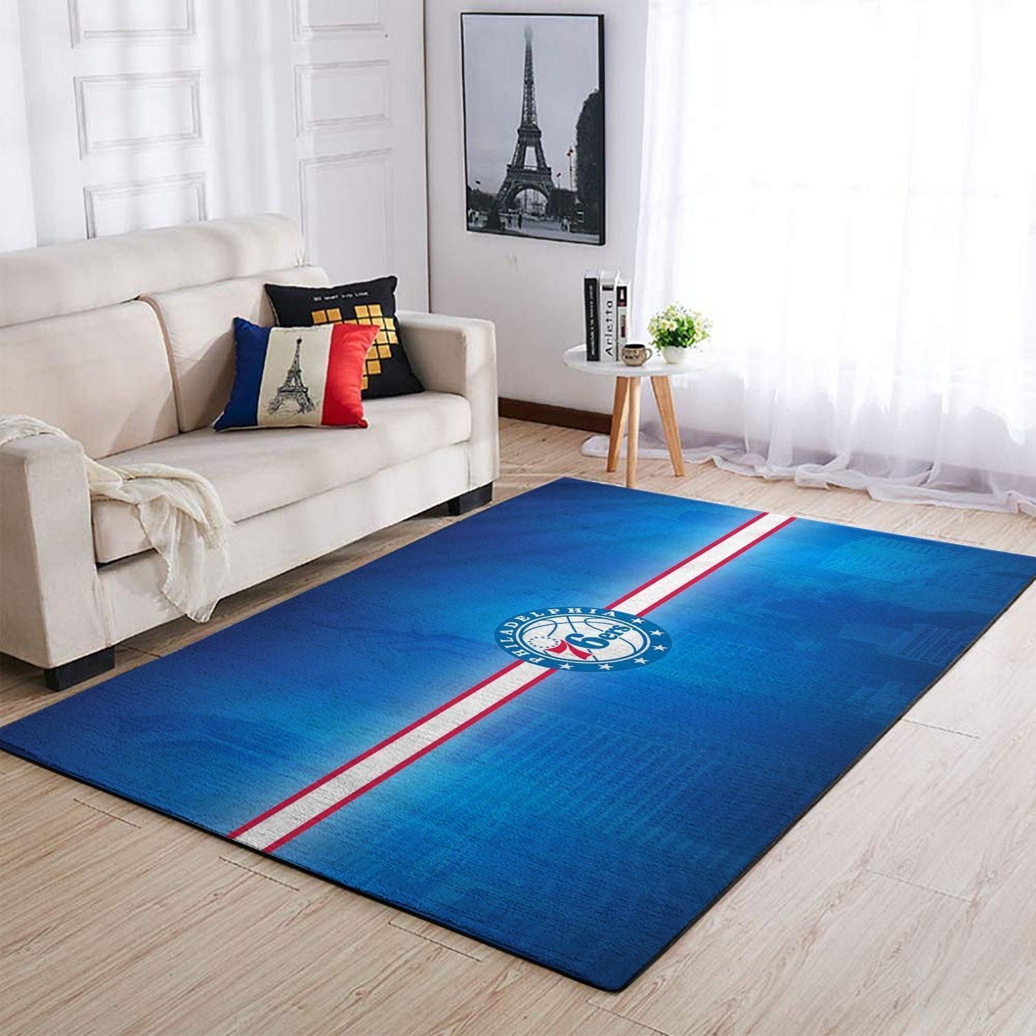 Amazon Philadelphia 76ers Living Room Area Rug