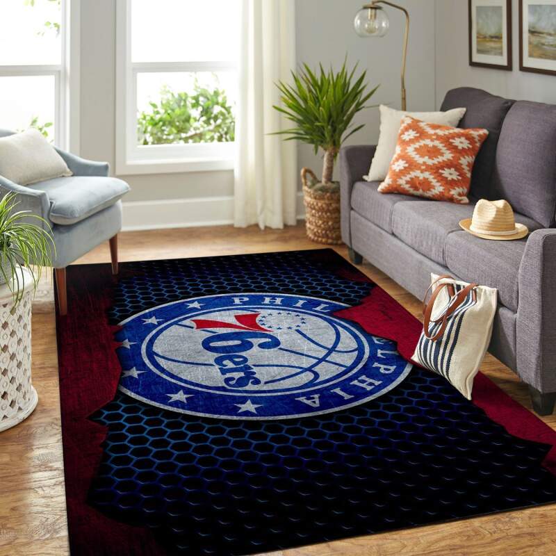 Amazon Philadelphia 76ers Living Room Area Rug