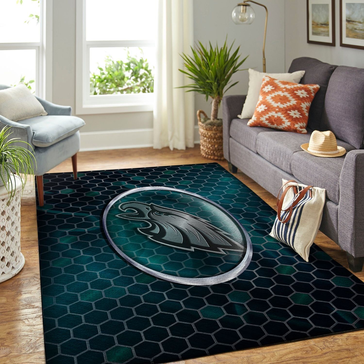 Amazon Philadelphia Eagles Living Room Area Rug