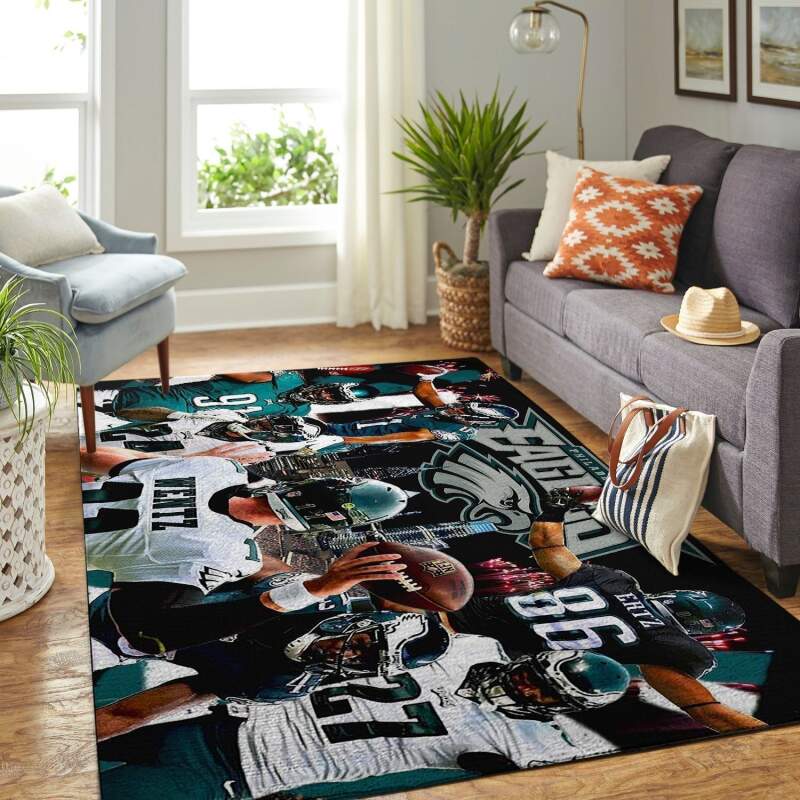 Amazon Philadelphia Eagles Living Room Area Rug