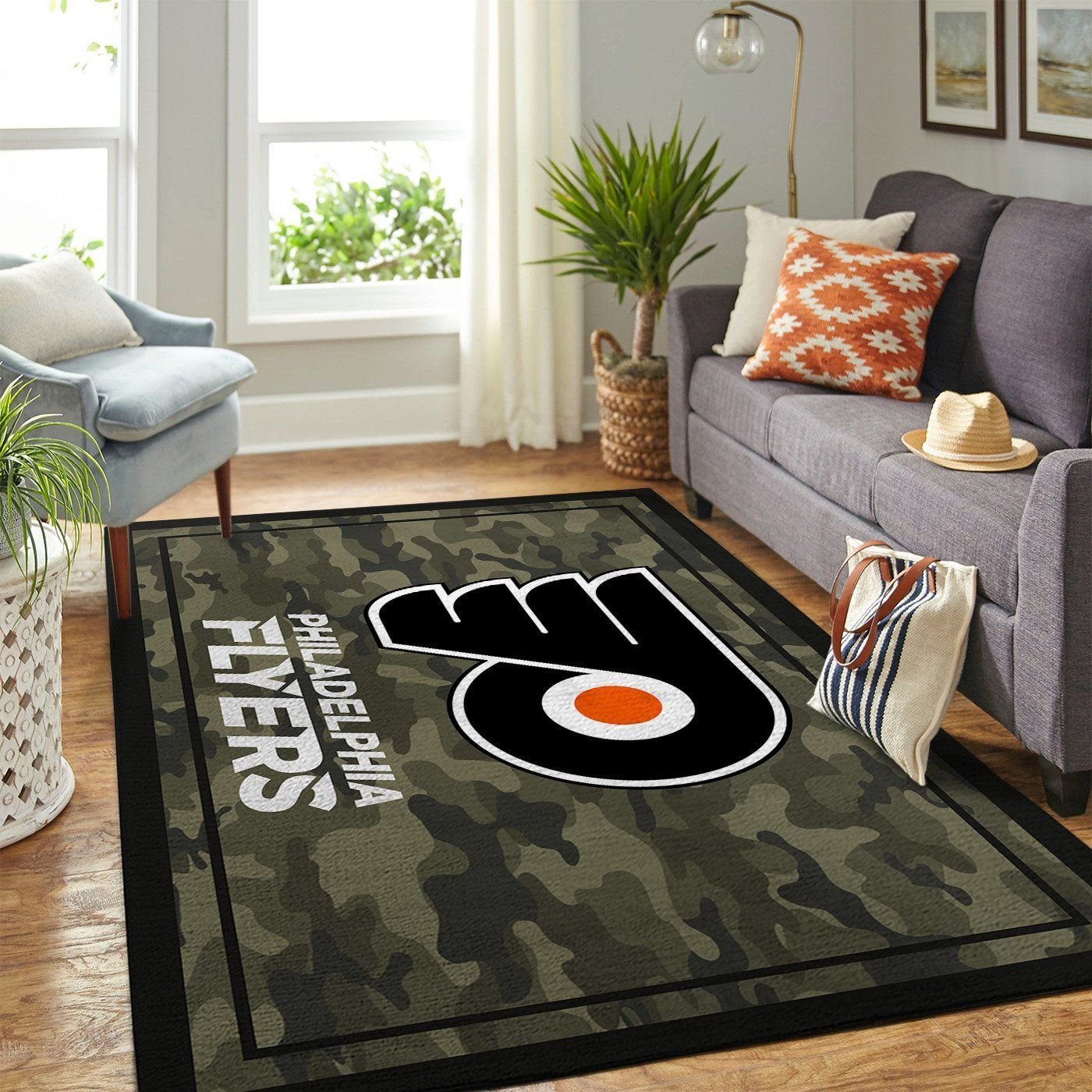 Amazon Philadelphia Flyers Living Room Area Rug