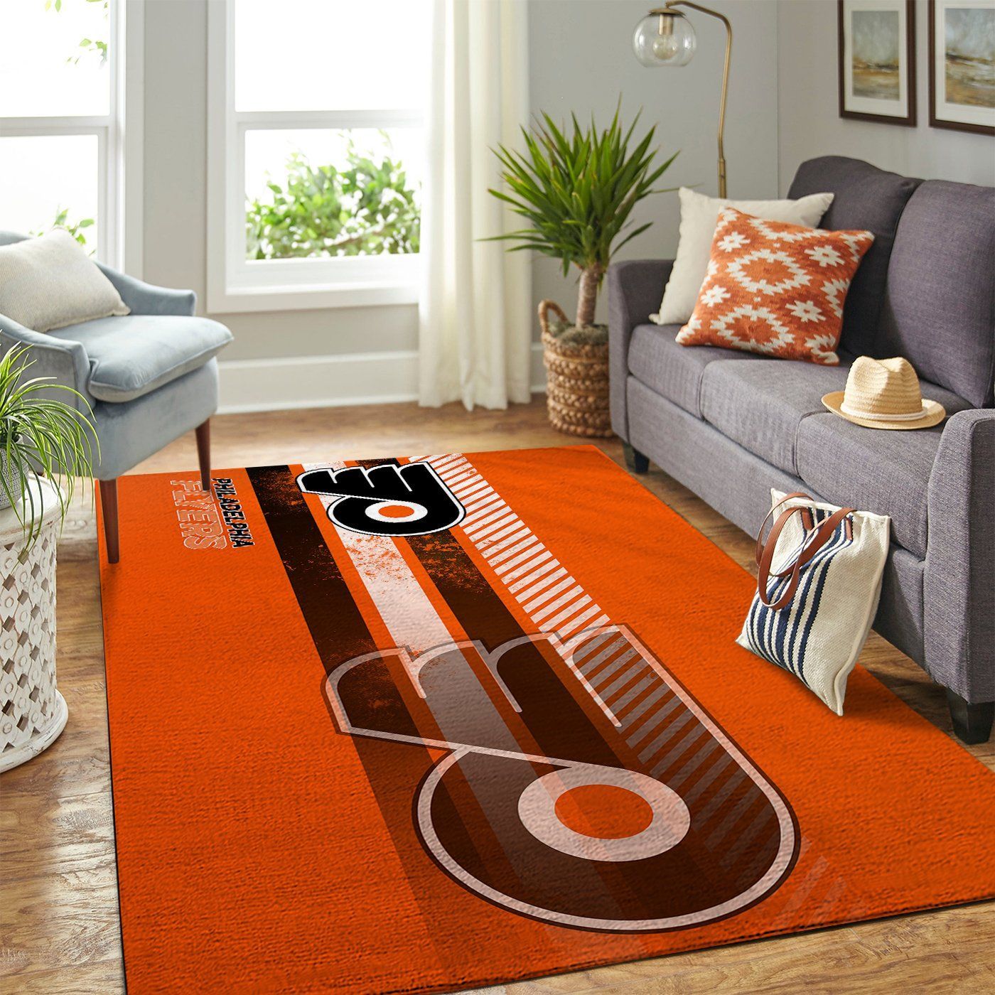 Amazon Philadelphia Flyers Living Room Area Rug