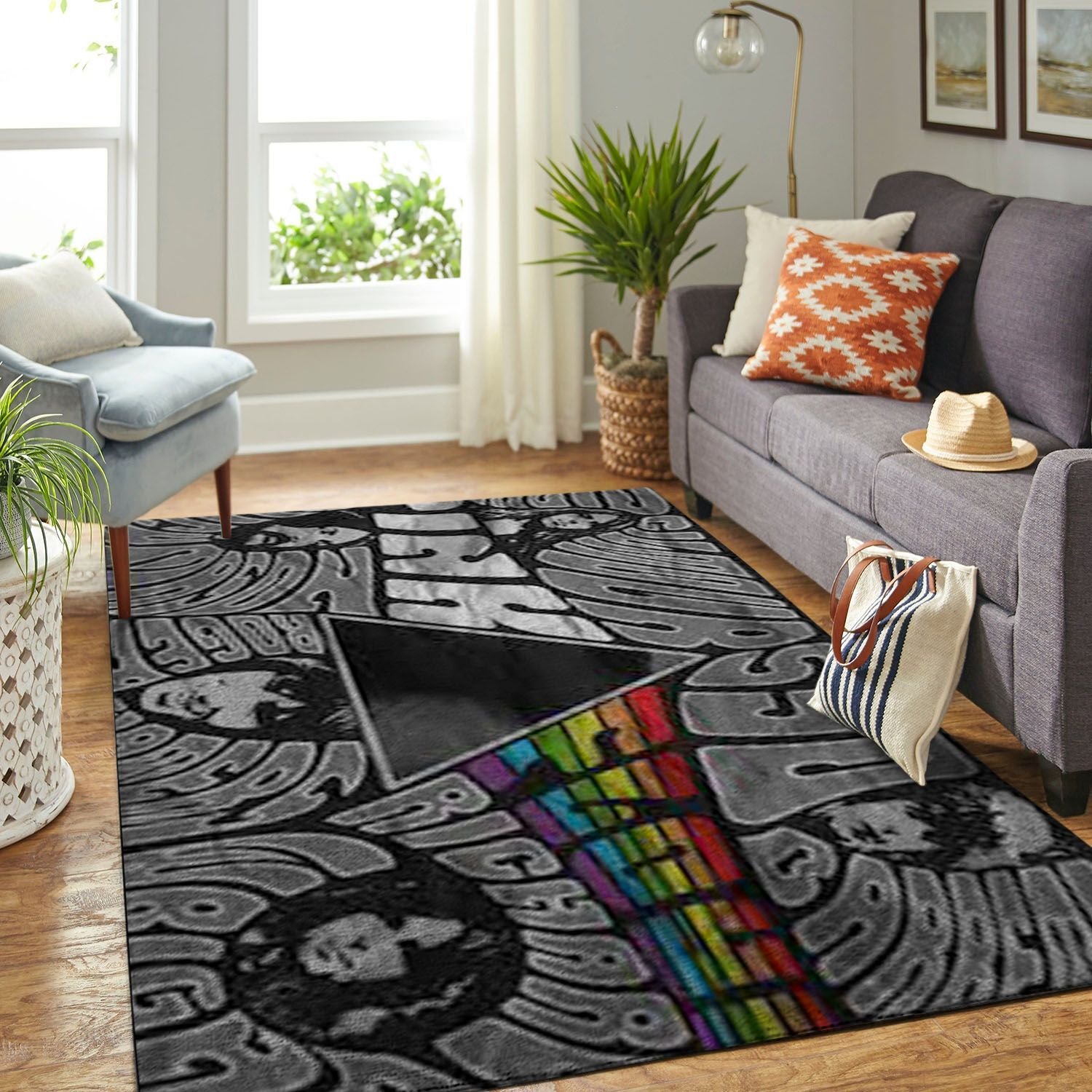 Amazon Pink Floyd-legend Band Living Room Area Rug