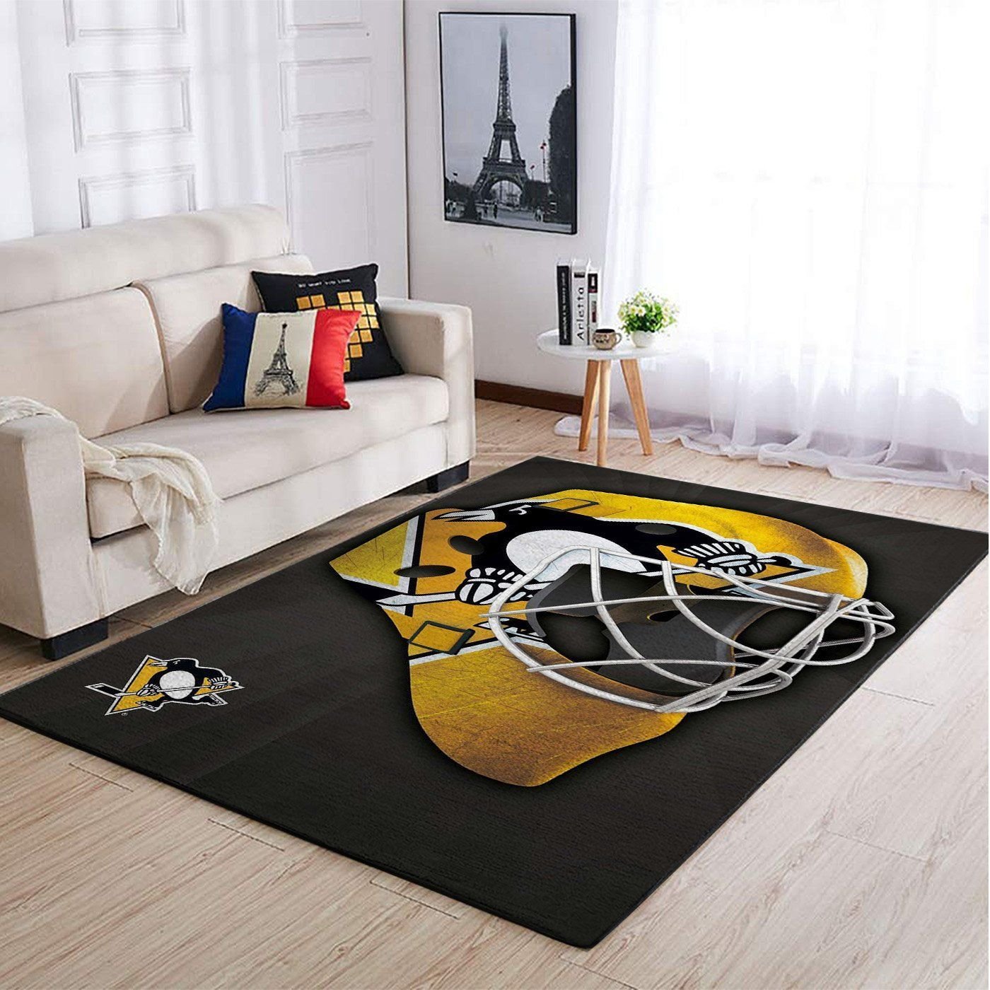 Amazon Pittsburgh Penguins Living Room Area Rug