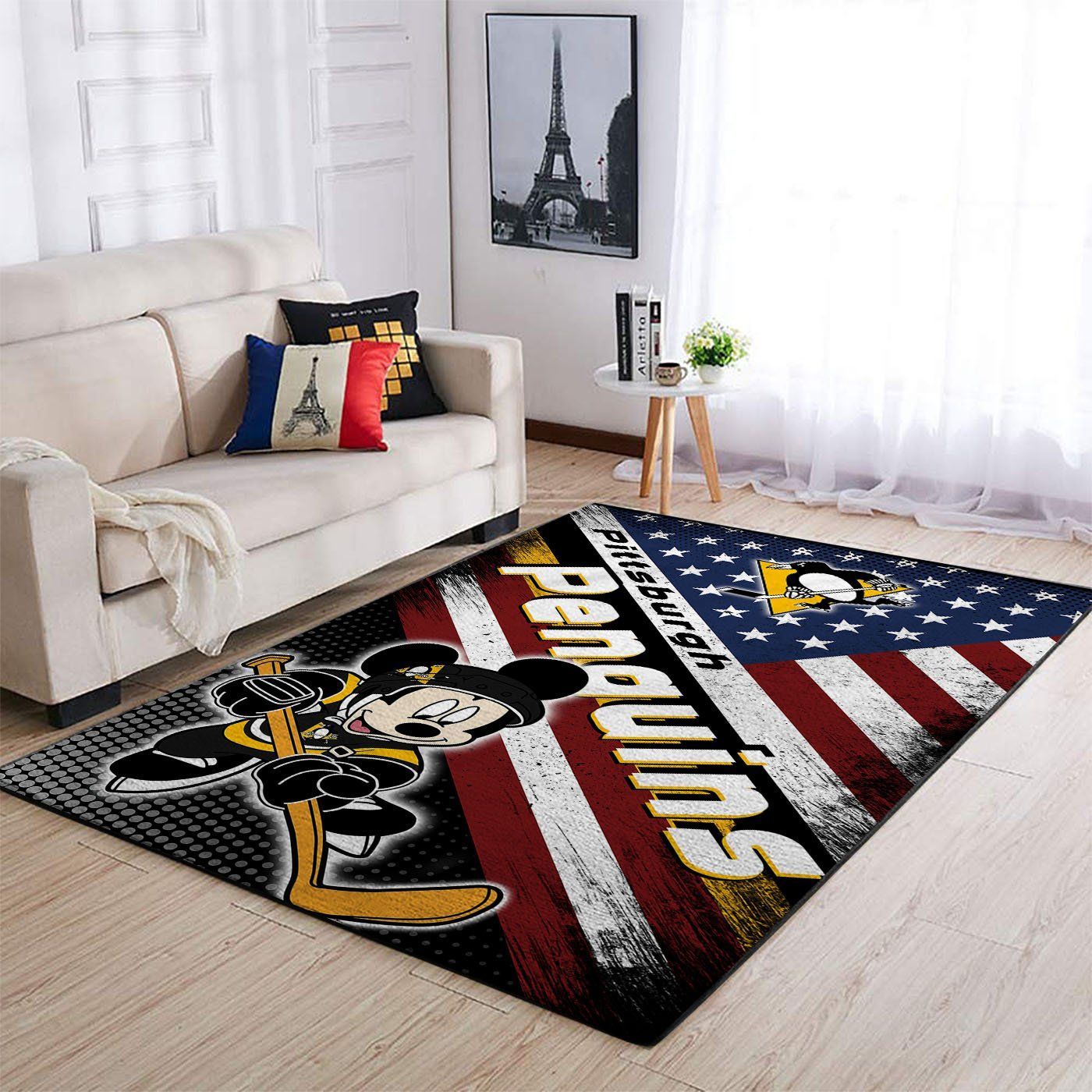 Amazon Pittsburgh Penguins Living Room Area Rug
