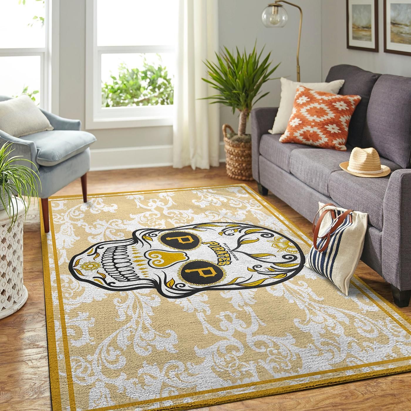 Amazon Pittsburgh Pirates Living Room Area Rug