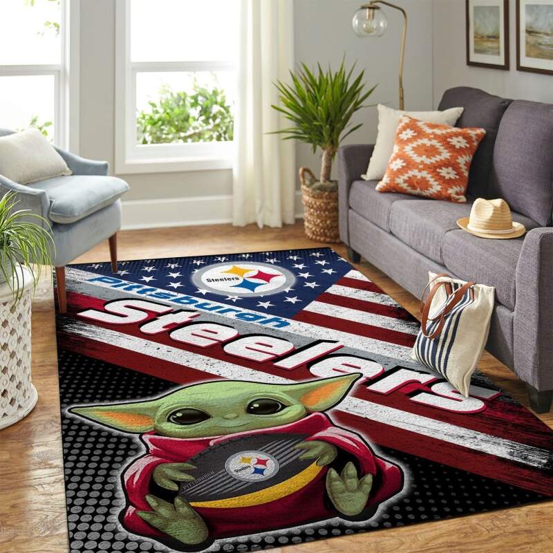 Amazon Pittsburgh Steelers Living Room Area Rug