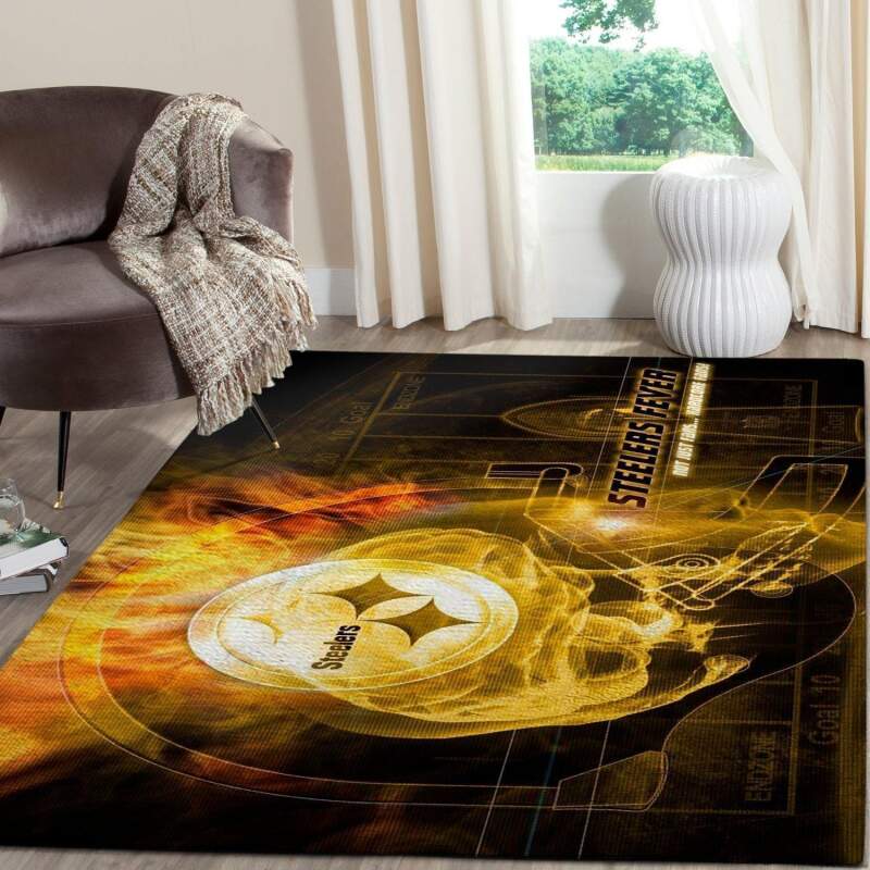 Amazon Pittsburgh Steelers Living Room Area Rug
