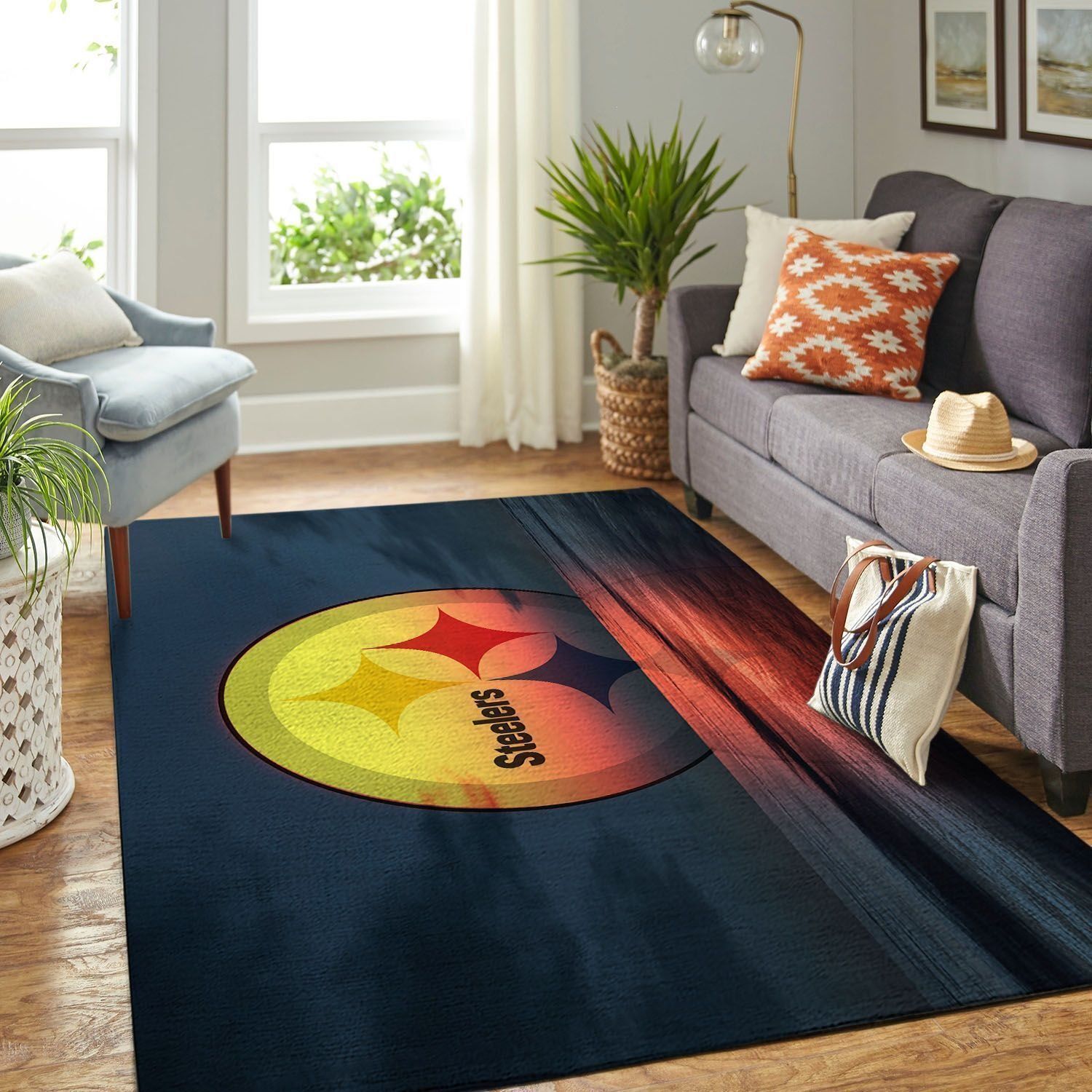 Amazon Pittsburgh Steelers Living Room Area Rug