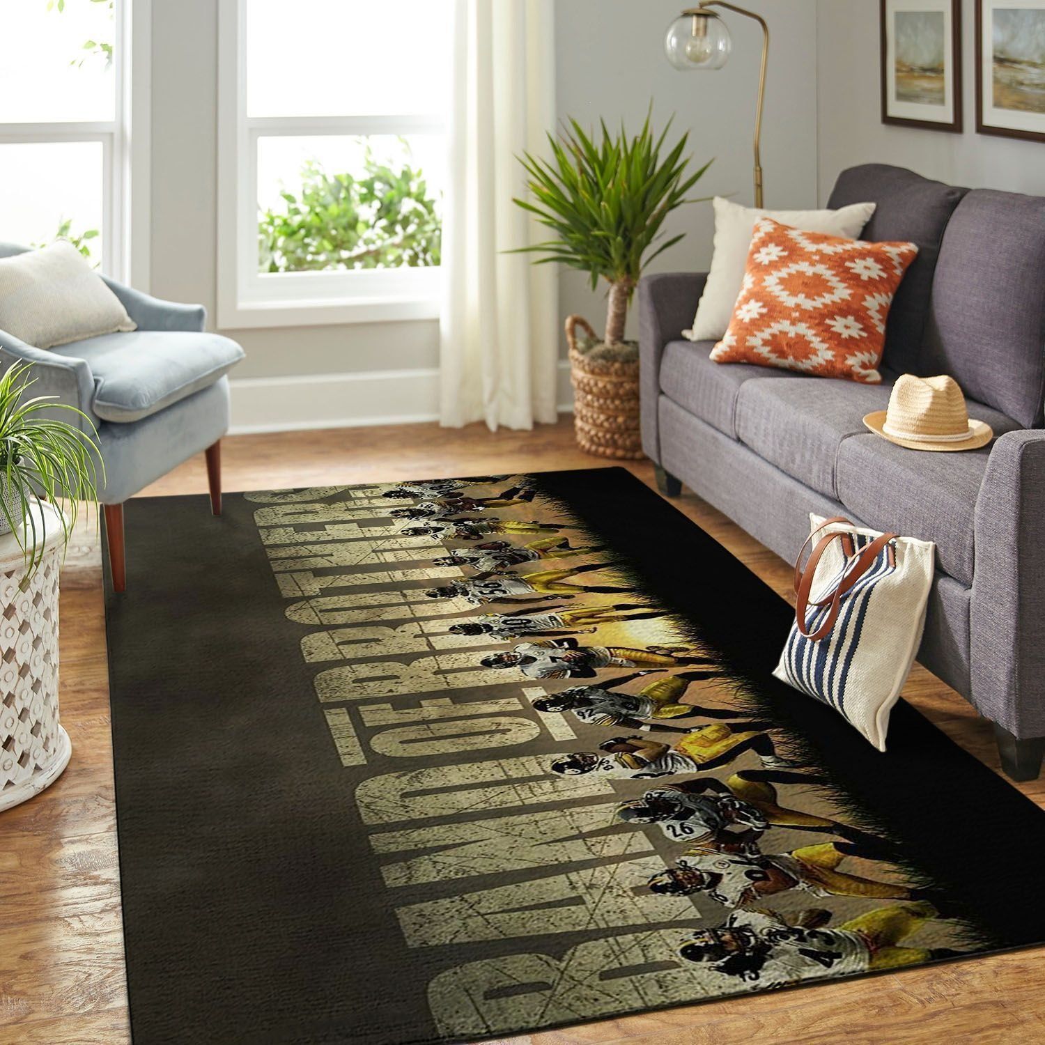 Amazon Pittsburgh Steelers Living Room Area Rug