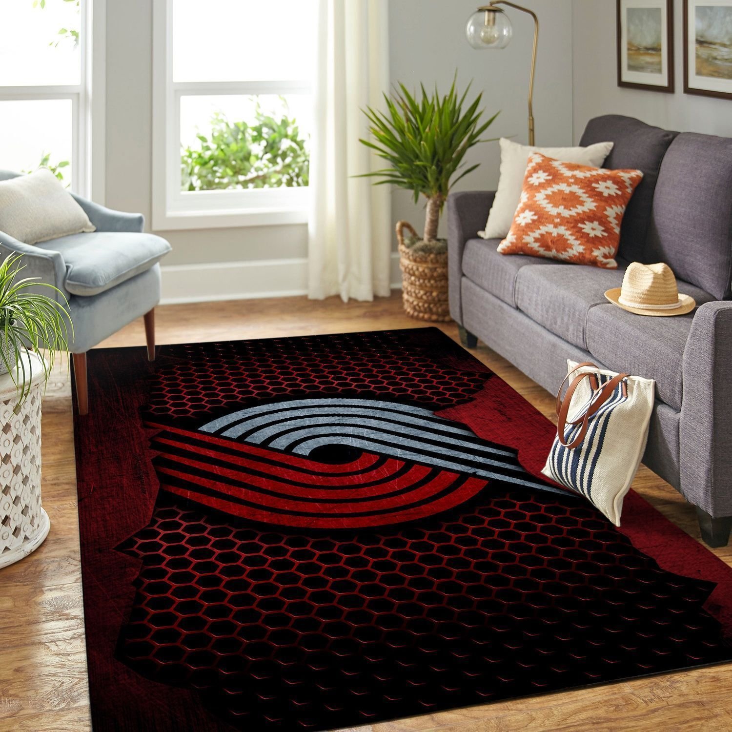 Amazon Portland Trail Blazers Living Room Area Rug