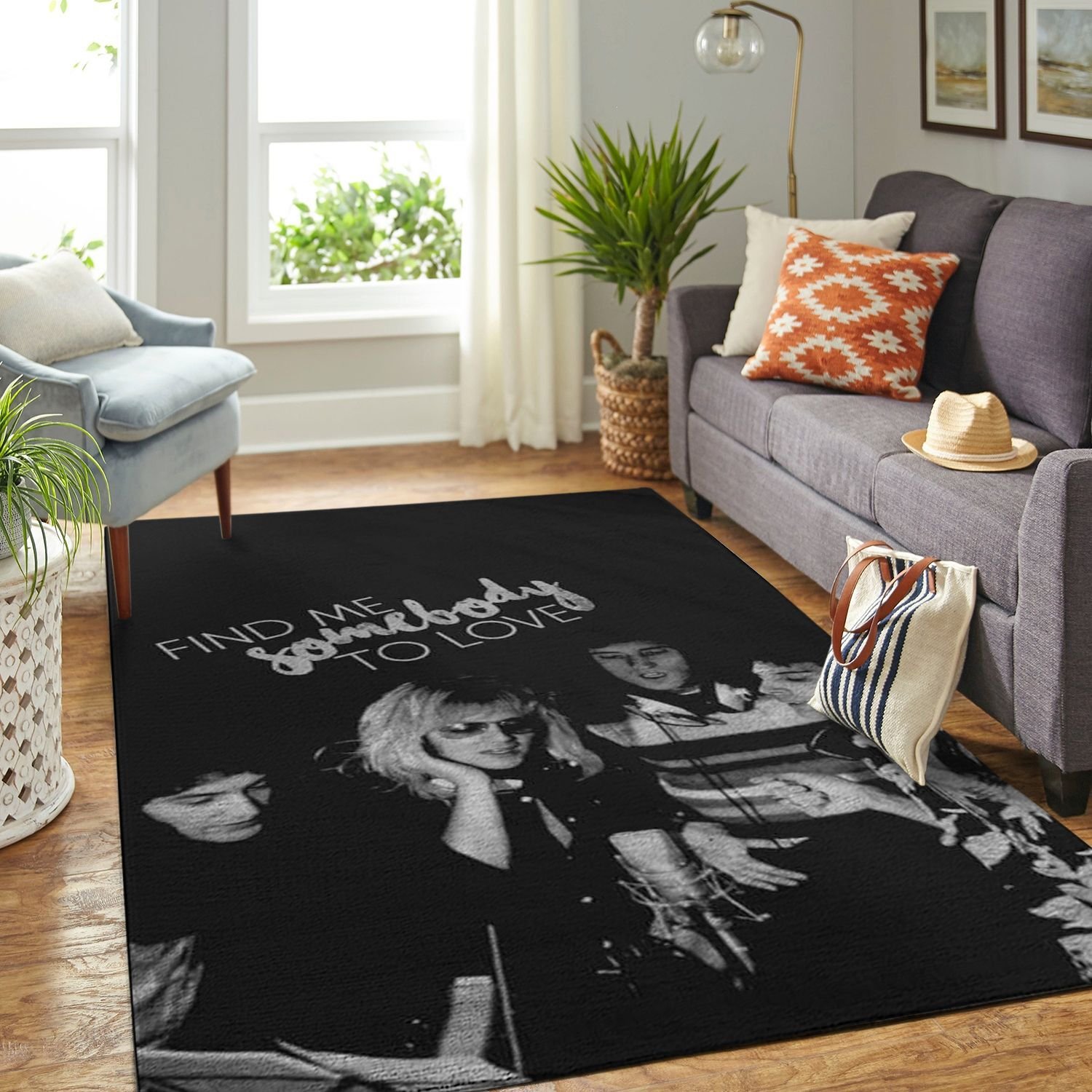 Amazon Queen Band Legend Living Room Area Rug