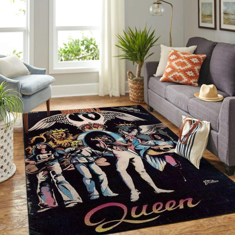 Amazon Queen Band Legend Living Room Area Rug