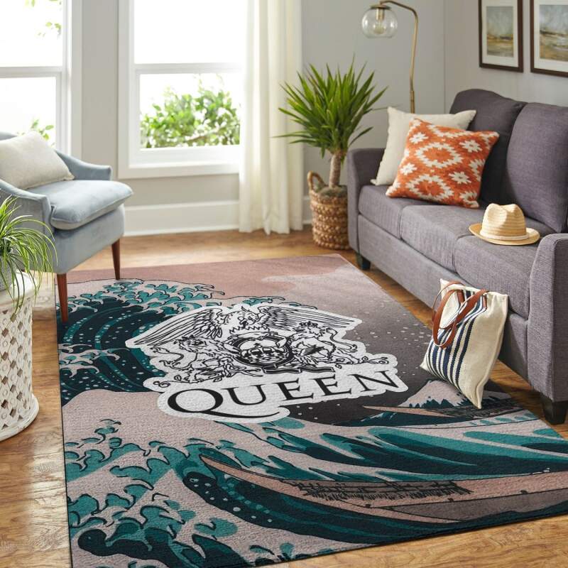 Amazon Queen Band Legend Living Room Area Rug