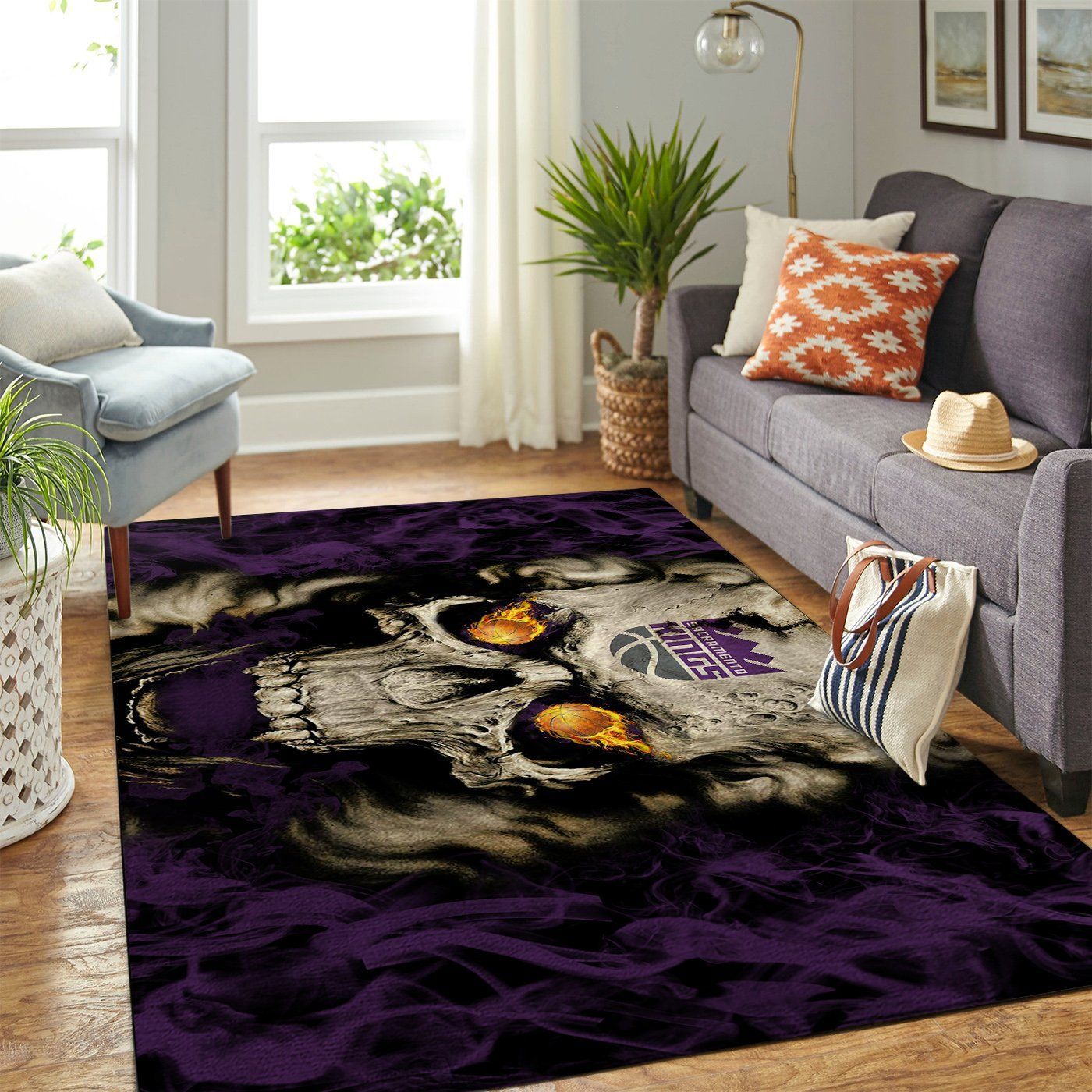 Amazon Sacramento Kings Living Room Area Rug