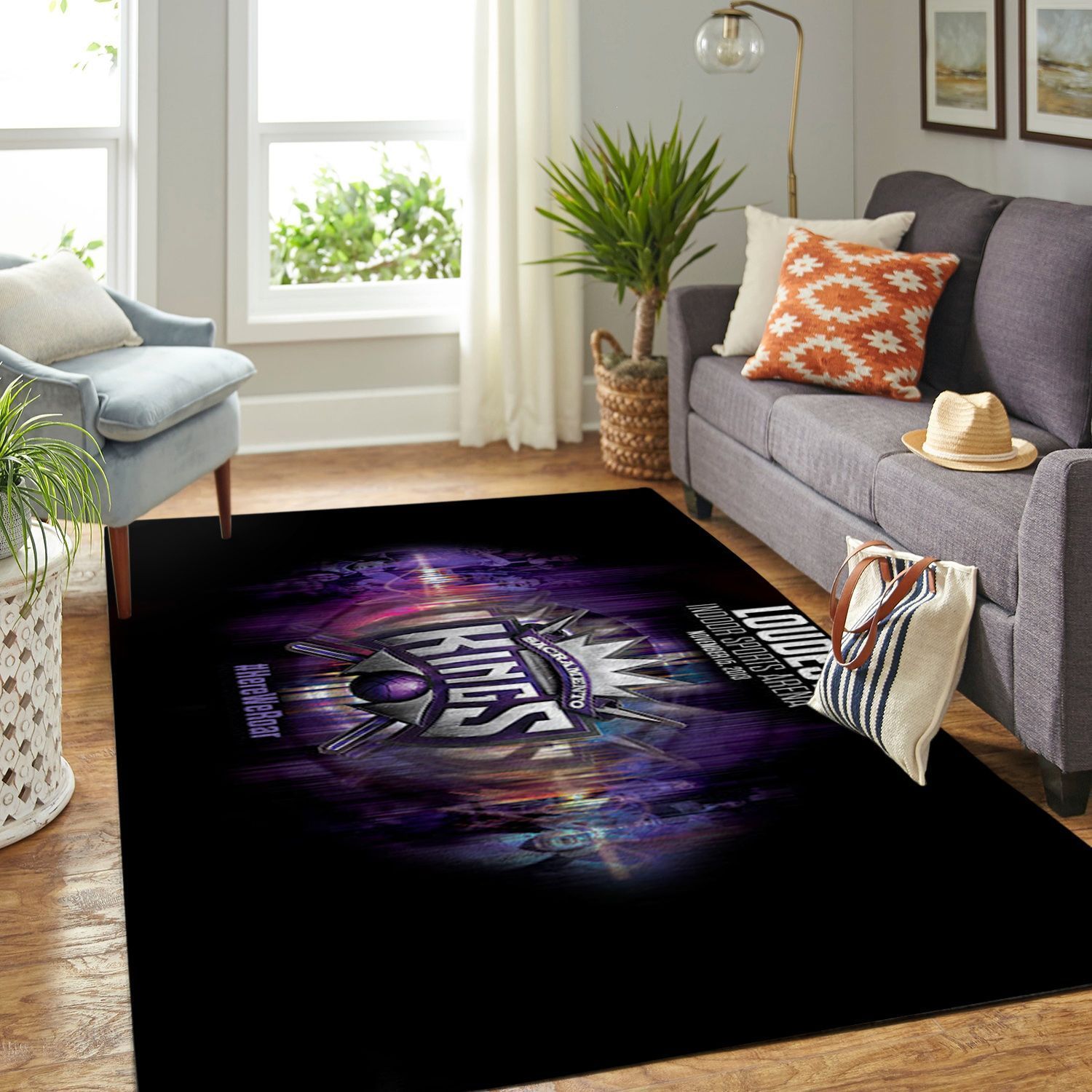 Amazon Sacramento Kings Living Room Area Rug