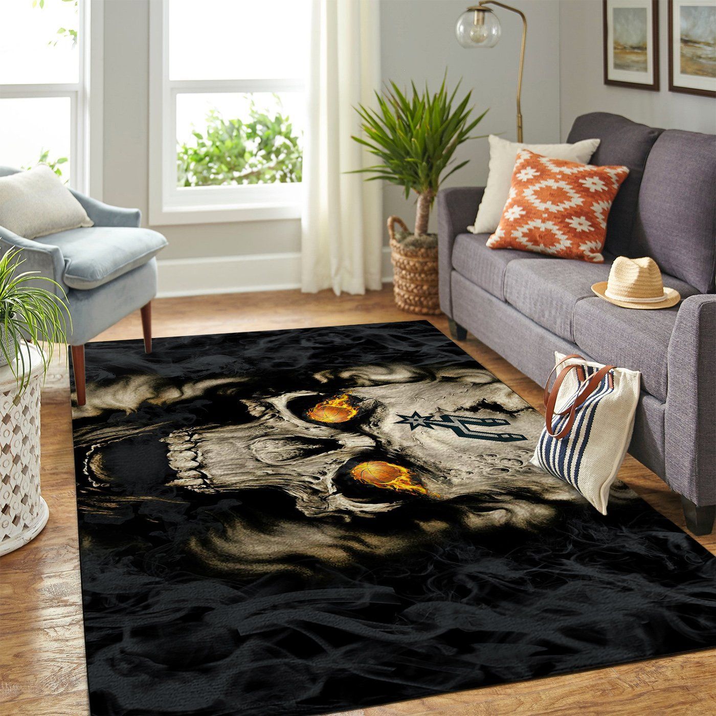 Amazon San Antonio Spurs Living Room Area Rug