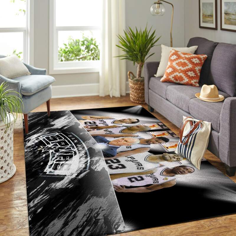Amazon San Antonio Spurs Living Room Area Rug