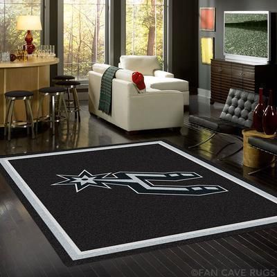 Amazon San Antonio Spurs Living Room Area Rug
