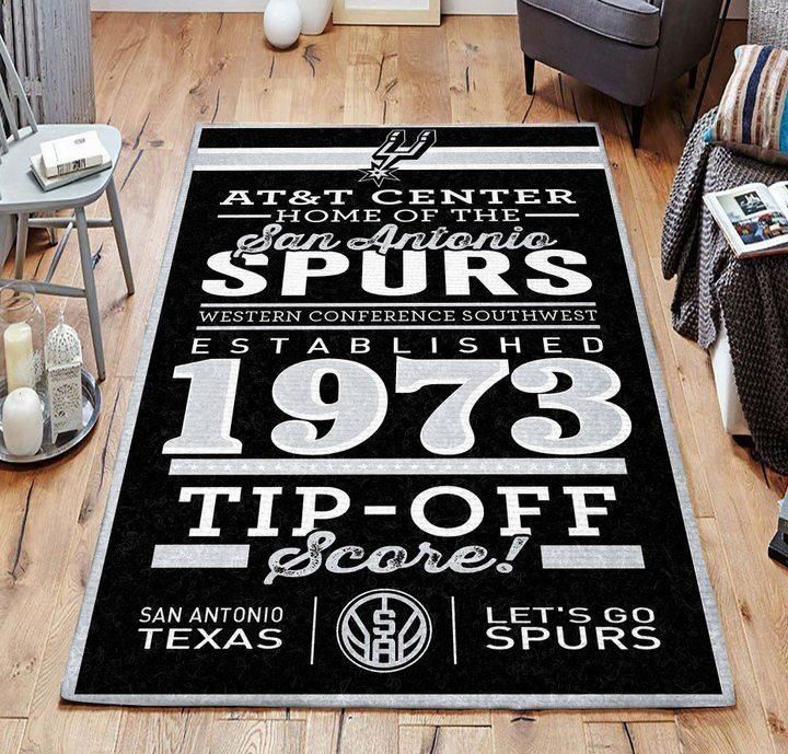 Amazon San Antonio Spurs Living Room Area Rug