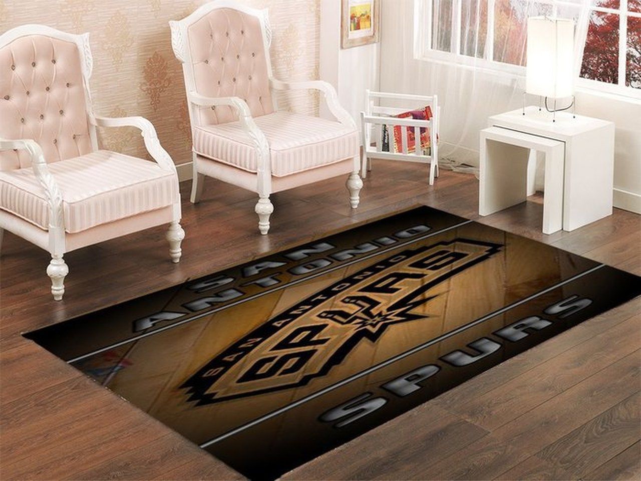 Amazon San Antonio Spurs Living Room Area Rug